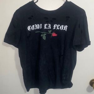 “Como La Flor” T shirt for women